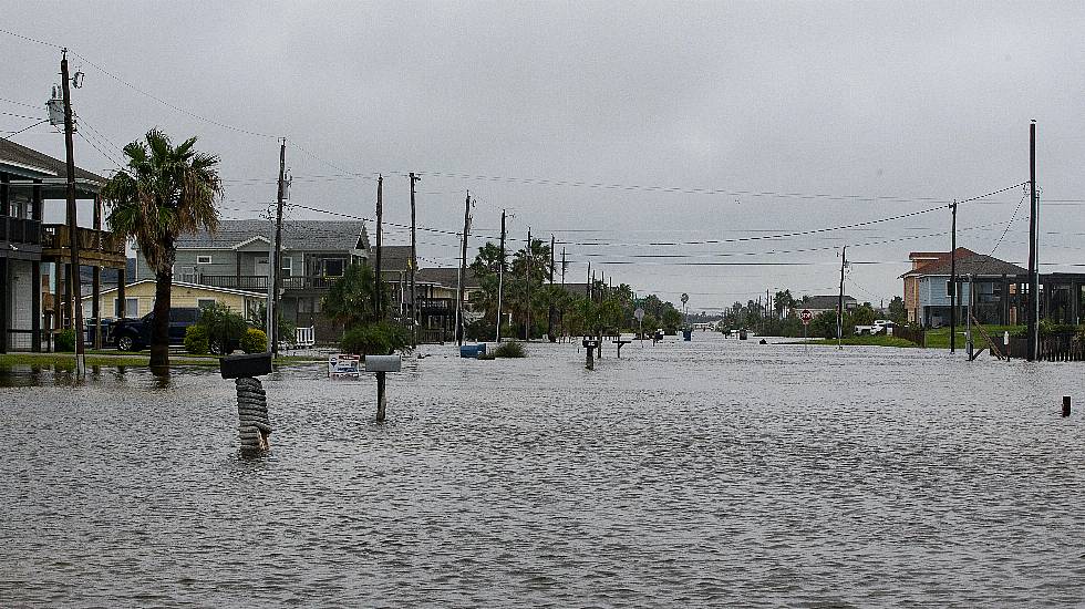 Tropical Storm Makes Landfall On Texas Coast