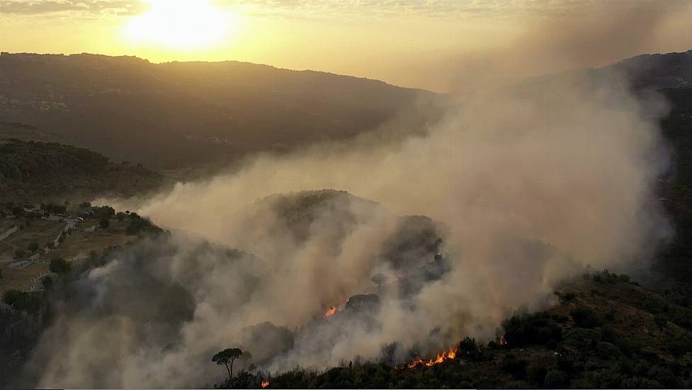 Thousands Flee Wildfires In Middle East Amid Heatwave