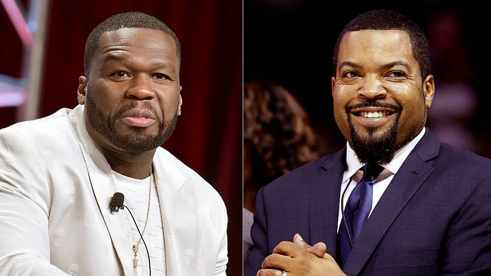 Photo Altered To Show Ice Cube And 50 Cent In Trump 2020 Hats