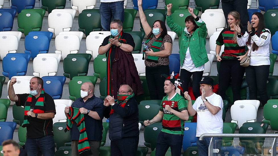 Glentoran Wins Irish Cup In Front Of 500 Fans