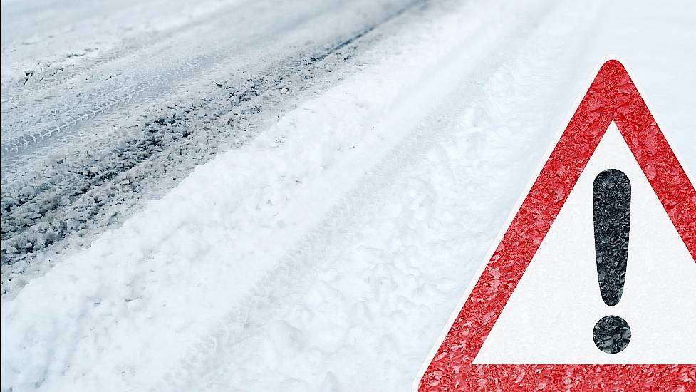 Yellow Snow And Ice Warning In Place For Three Counties