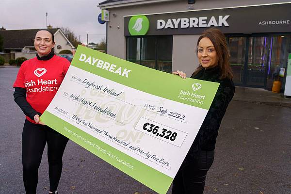 Daybreak Raises €36,328 For The Irish Heart Foundation