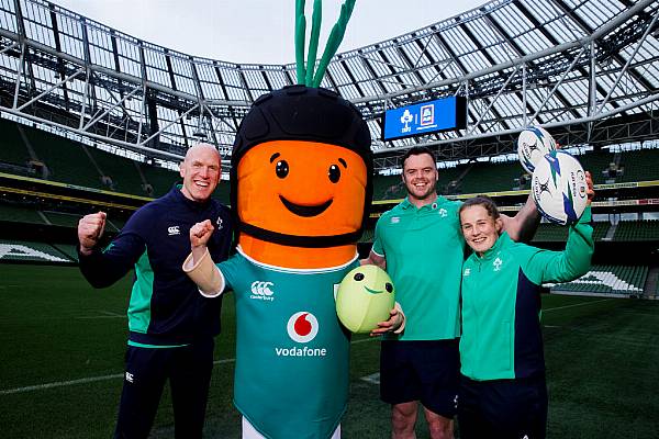 Aldi Ireland’s Kevin The Carrot Becomes Irish Rugby Team’s Kitman