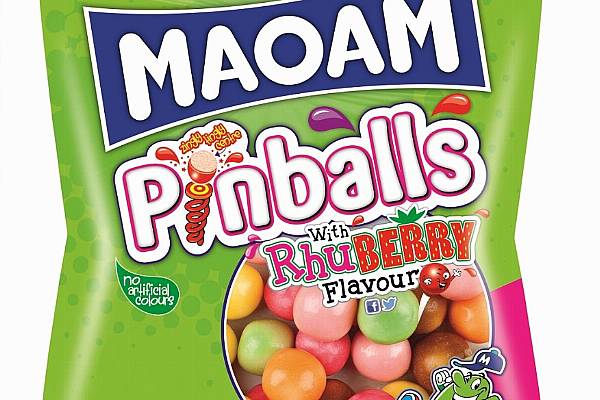 Maoam Introduces New 'Rhuberry' Flavour To Pinballs Range