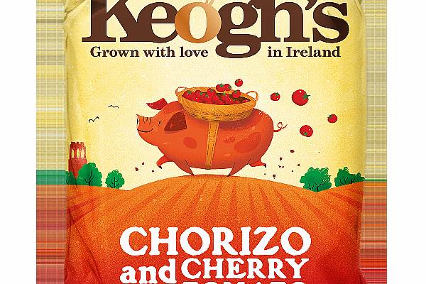 Keogh’s Crisps Launches ‘Irish Chorizo and Cherry Tomato’ Flavour