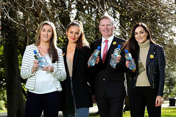 Rozanna Purcell And Sister Rachel Front Ballygowan Gold Campaign