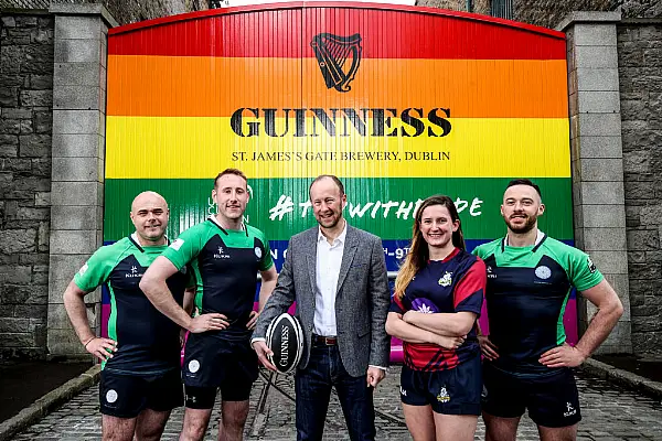 Guinness Gates Transformed To Support The 2019 Union Cup Dublin