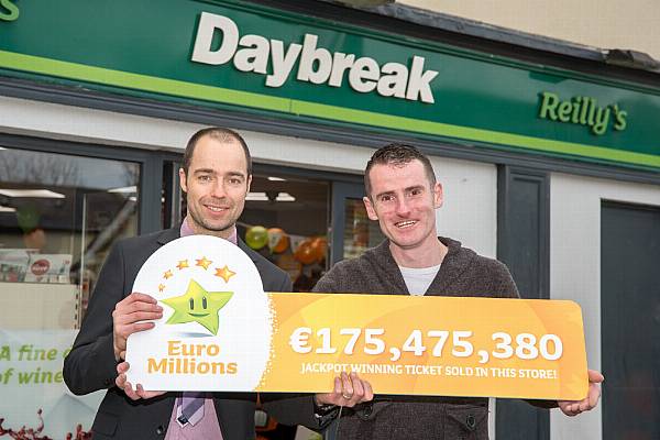 Reilly’s Daybreak Naul Sells Record Winning €175M Ticket