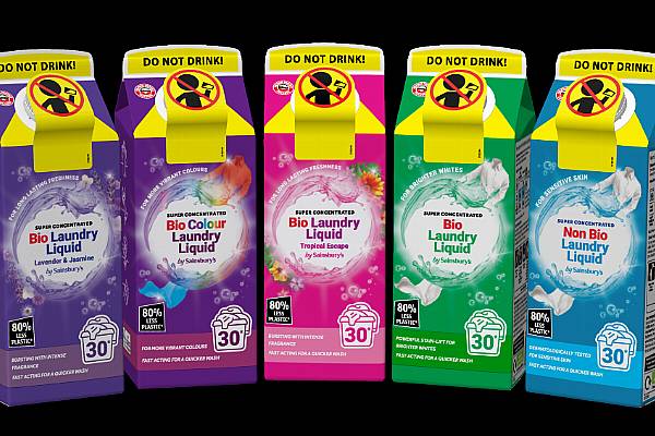 Sainsbury’s Changes Laundry Detergent Packaging From Plastic To Cardboard