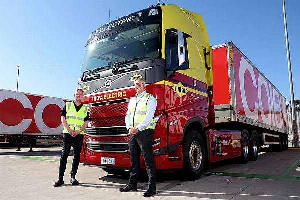 Coles Add Electric Prime Mover Truck To Grocery Delivery Network