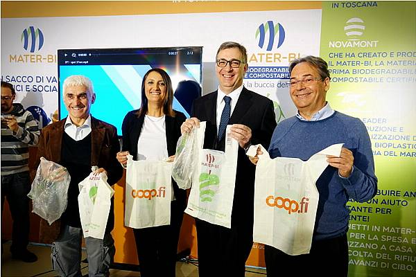 Unicoop Firenze First To Introduce New Mater-BI Shopping Bags