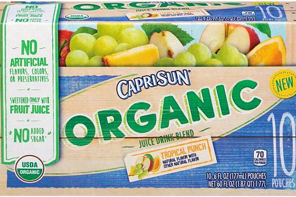 Capri Sun Expands Range With Natural, Organic Juices