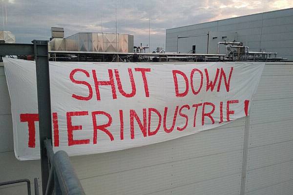 German Animal-Rights Protesters Target Meat Plant Linked To Coronavirus Cluster