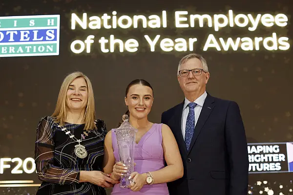 Andrea Burke Named Irish Hotels Federation National Employee Of The Year 23/24