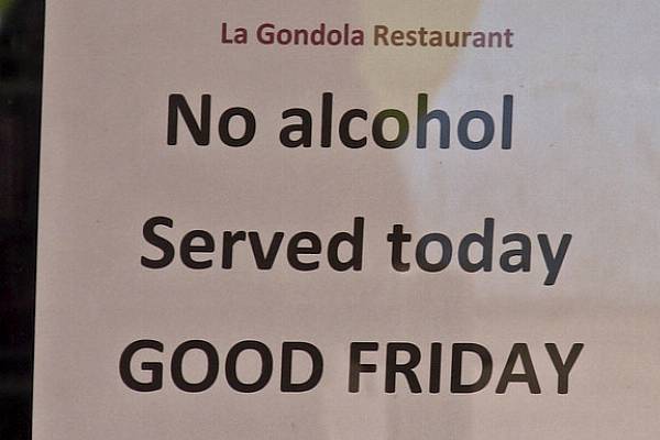 LVA Call For Good Friday Opening of Pubs