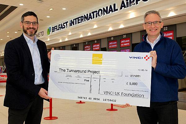 Charities Receive Donation Via Initiative Managed By Belfast International Airport Owner