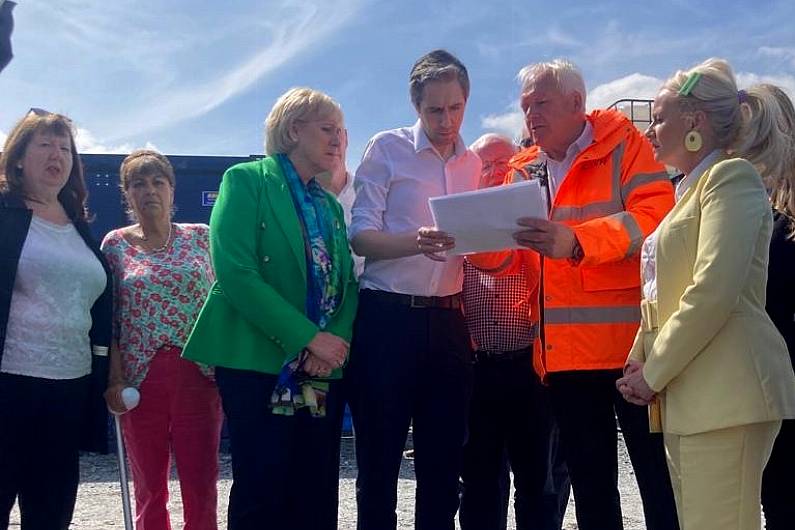 Minister Harris visits search site for Columba McVeigh