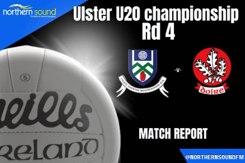 Derry inflict important defeat on Monaghan U20