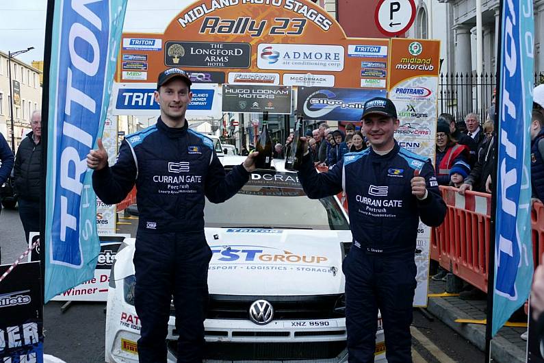 Callum Devine wins Donegal international rally