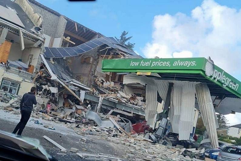 Major explosion takes place at a petrol station in Co Donegal