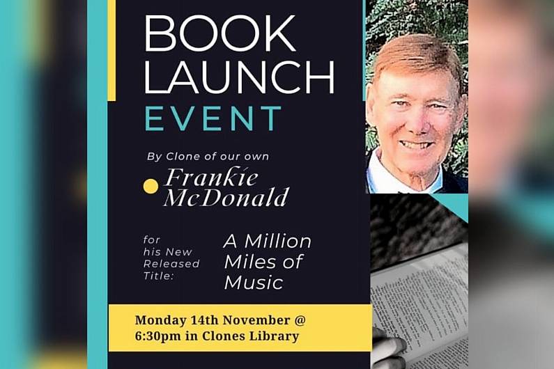 Launch of new book by Frankie McDonald to take place in Clones