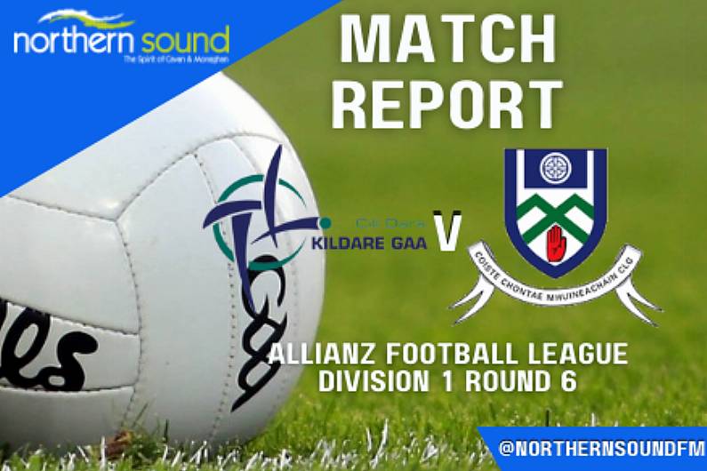 Monaghan bottom of division one after bad loss to Kildare