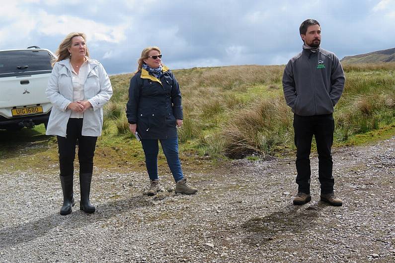 Restoration of peatlands on Cuilcagh mountain is ongoing