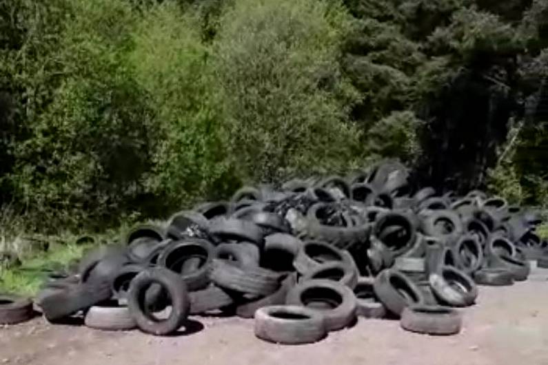 Over 400 tyres dumped in north Monaghan