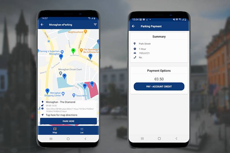 Local councillor says Monaghan Town e-parking a "sign we are now in the 21st Century"