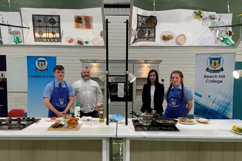 Local secondary school welcomes celebrity chef Gary O'Hanlon to its cookery competition