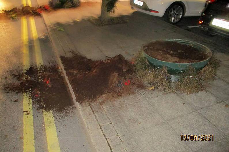 Male &quot;identified and interviewed&quot; in relation to damage caused to Carrickmacross flower pots