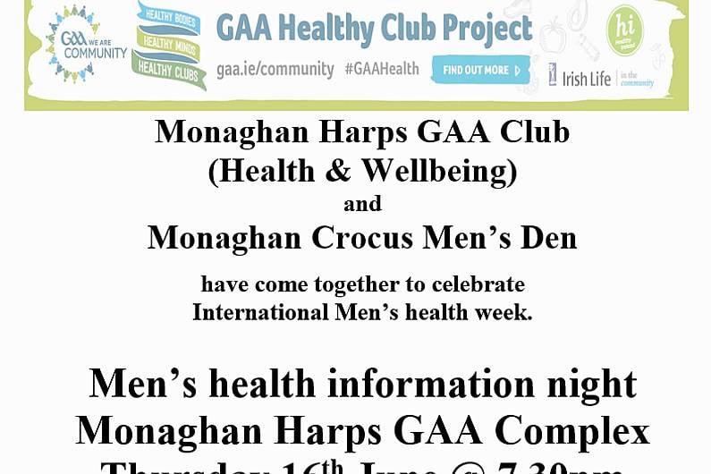 LISTEN BACK: Monaghan Harps and Crocus Men's Den partner for Men's Health Week