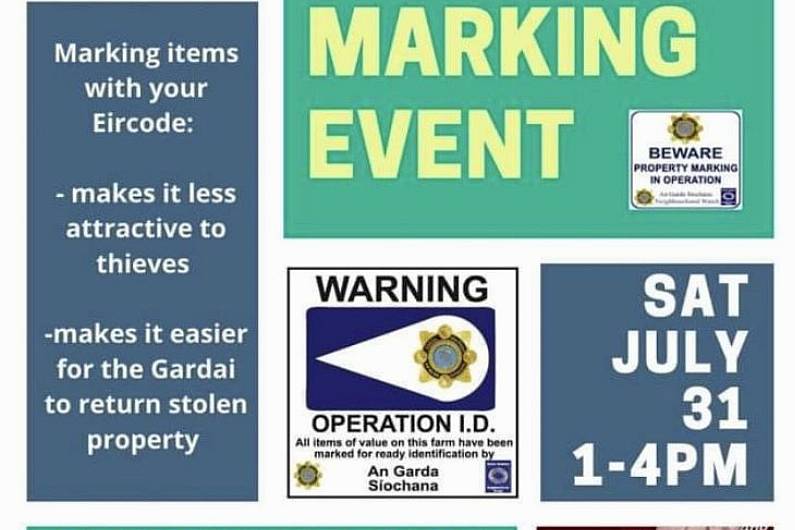 A property marking event takes place in Castleblayney today