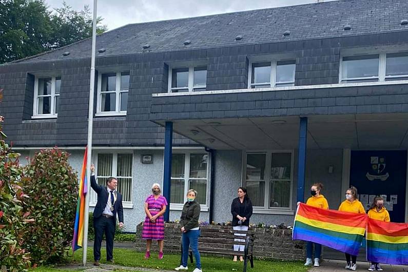 Pride flag raised at Monaghan Council headquarters