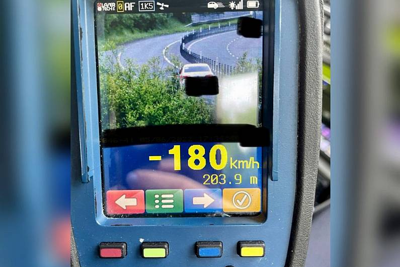 Local Garda&iacute; catch novice driver almost twice over the legal speed limit