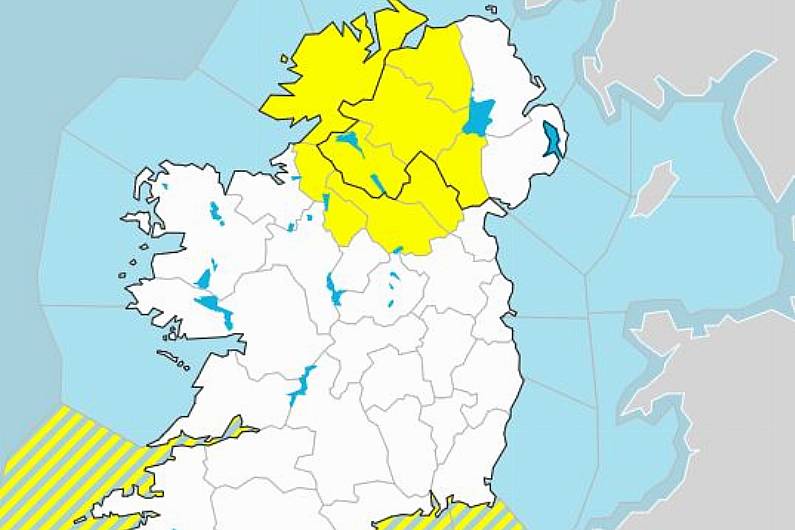 Thunderstorm warning issued for Cavan and Monaghan