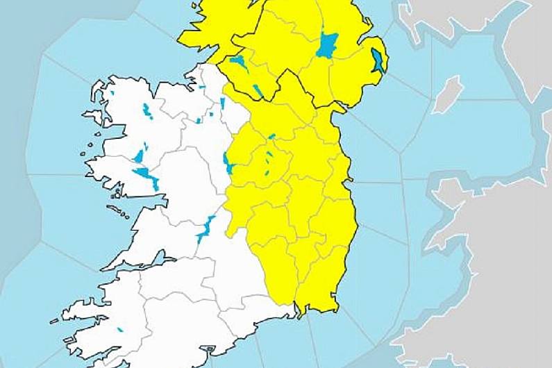 Thunderstorm warning issued for Cavan and Monaghan