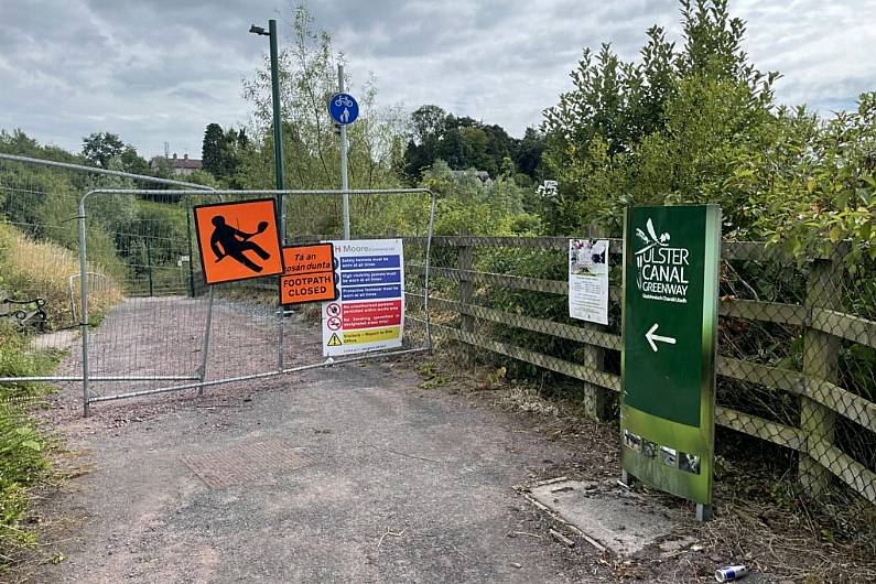 Section of Monaghan Town Greenway to remain closed until mid August