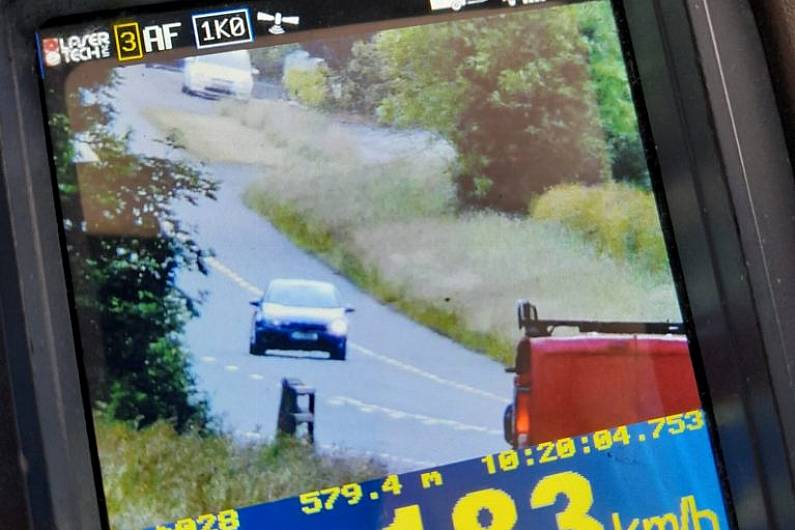 Cavan motorist clocked at nearly twice the legal speed limit