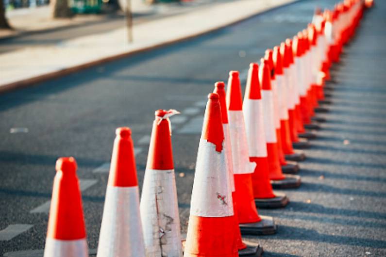 Emergency road works in place due to partial road collapse in Cavan