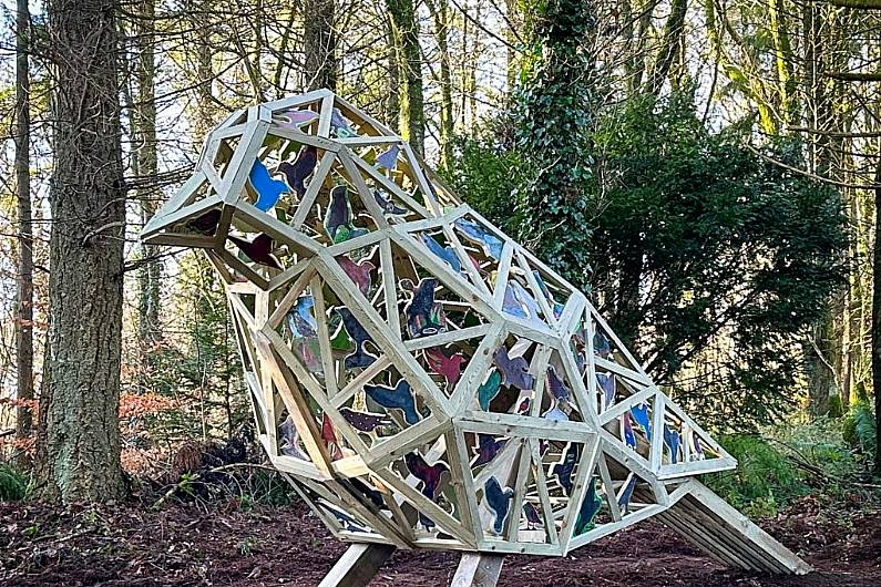 New Sculpture unveiled at Rossmore Forest Park