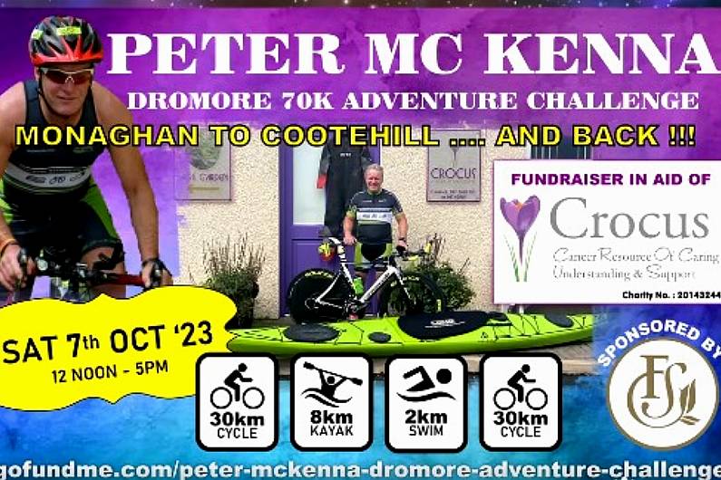 Monaghan athlete taking on Dromore 70km challenge this afternoon