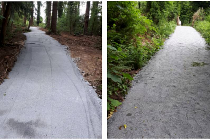 Cycle and walking path linking Kingscourt and Dun an R&iacute; Forest Park almost complete