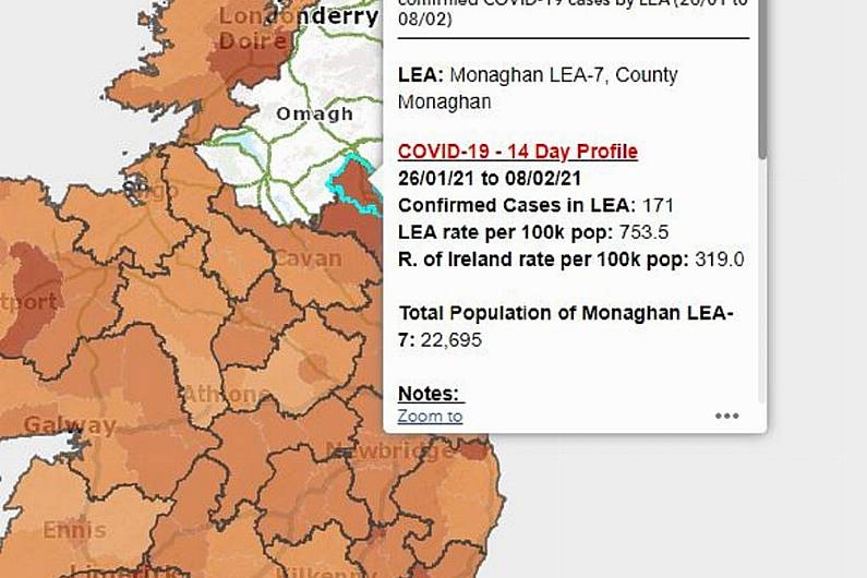 Covid rates in Cavan and Monaghan continue to drop