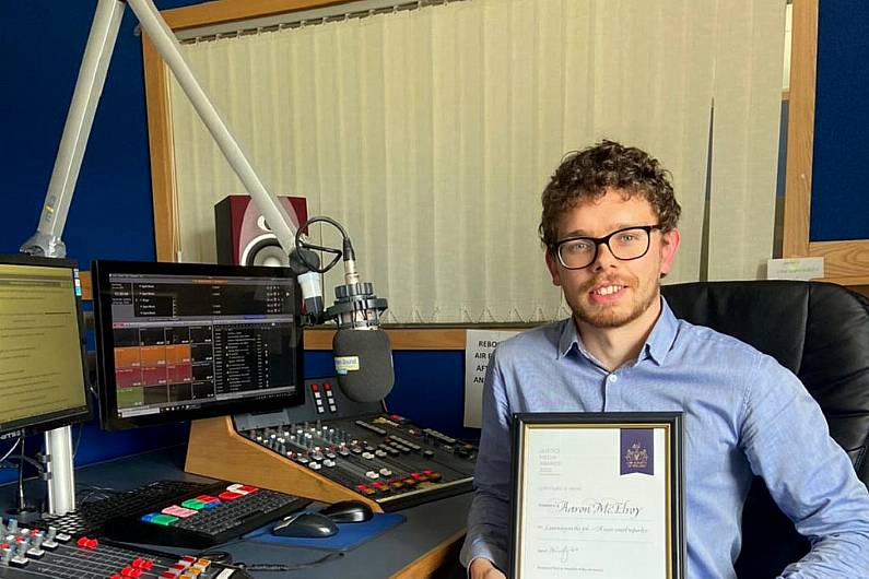 Northern Sound's Aaron McElroy wins Justice Media Award