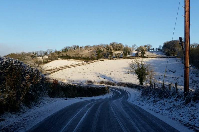 Driving conditions poor this morning with temperatures dipping to -5 degrees