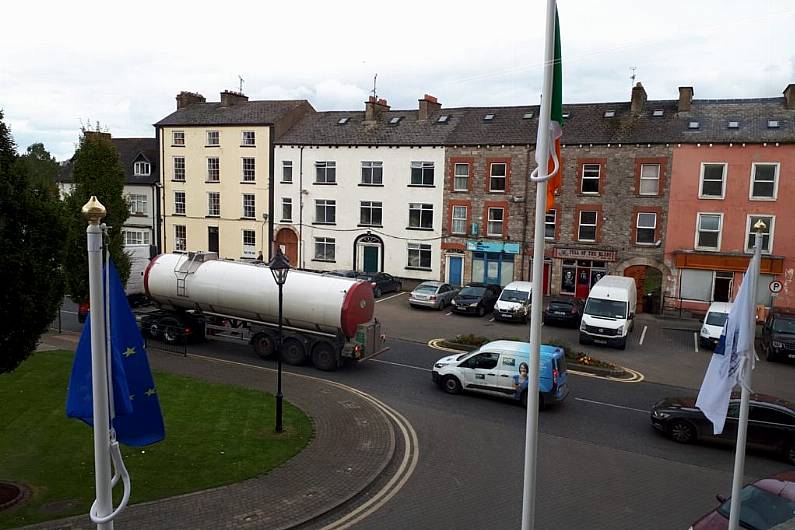 Ballybay-Clones MD say no disrespect was intended by flying flags alongside the tri-colour at half mast