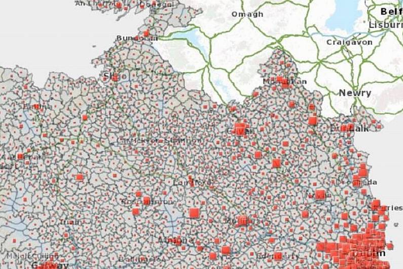 New map shows breakdown of Covid-19 cases in every area