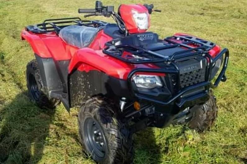 Garda&iacute; in Monaghan are appealing for information following the theft of a quad