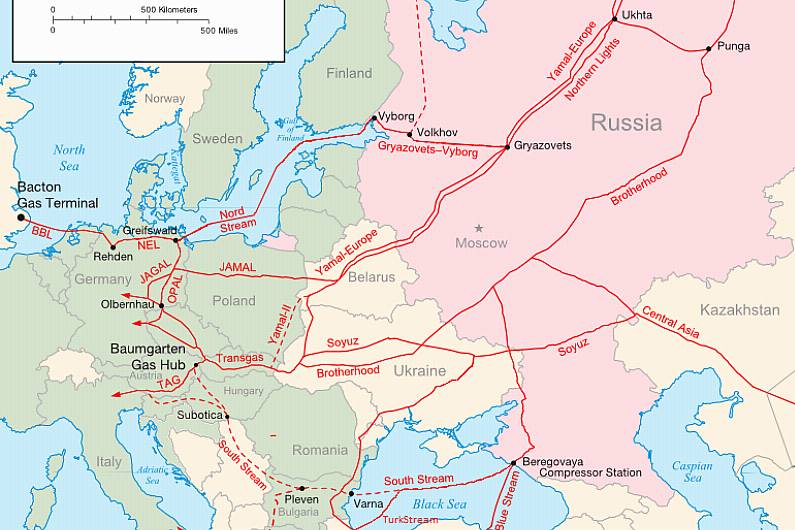 Kerry MEP warns Russia's gas pipeline closure has implications for Ireland